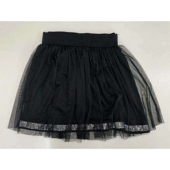 Disney D-Signed Girls Skirt Size XL Black Tulle Sequin Dress Up - Picture 1 of 7